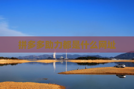 拼多多助力都是什么网址