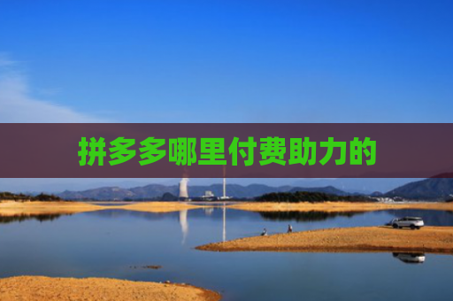 拼多多哪里付费助力的