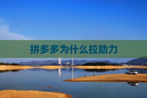 拼多多为什么拉助力