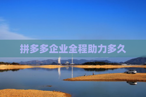 拼多多企业全程助力多久