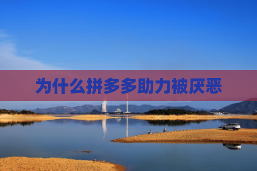 为什么拼多多助力被厌恶-第1张图片-拼多多助力网站-pdd新人免费助力网站，拼多多极速助力网站
