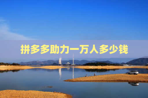 拼多多助力一万人多少钱