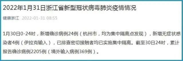 【浙江省杭州最新疫情